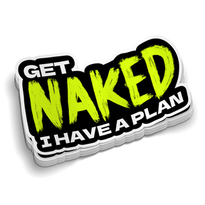 Get Naked Hard Hat Sticker - Diesel Freak
