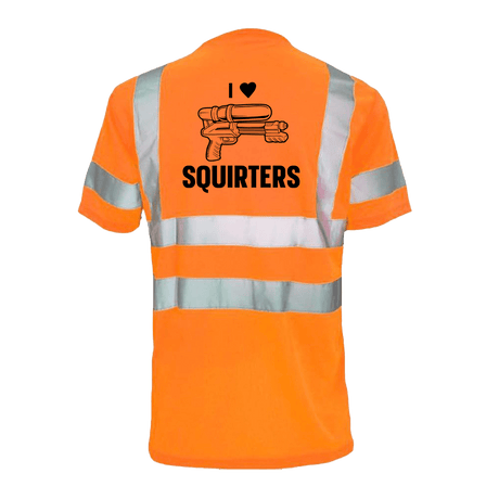 I Love Squirters - Reflective Safety T-Shirt - Diesel Freak