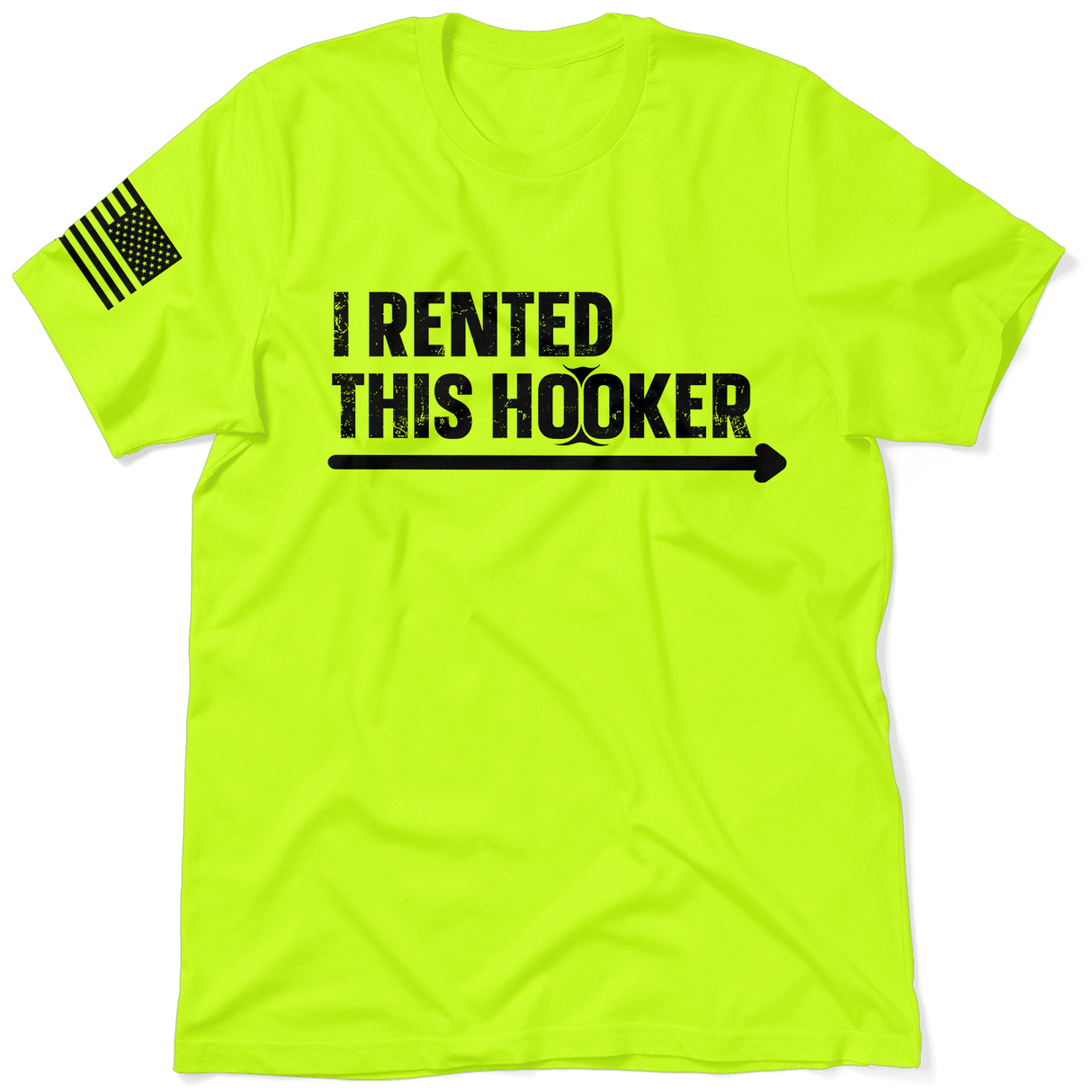 I Rented This Hooker - Safety Yellow Shirts - Diesel Freak