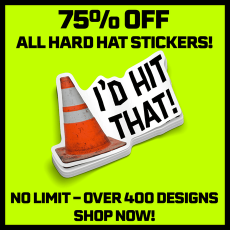 I'd Hit That - Hard Hat Decal - Diesel Freak