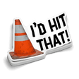 I'd Hit That - Hard Hat Decal - Diesel Freak