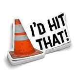 I'd Hit That - Hard Hat Decal - Diesel Freak