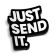 Just Send It Hard Hat Decal - Diesel Freak