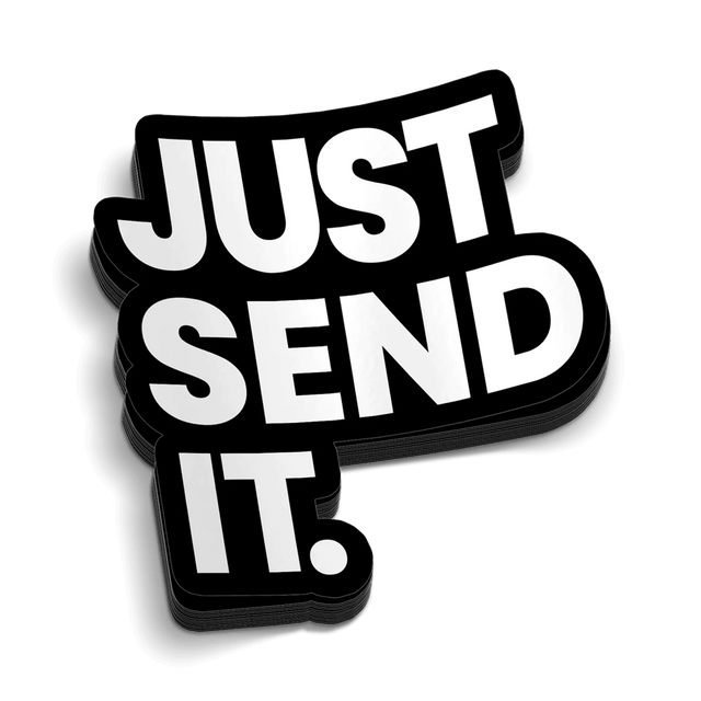 Just Send It Hard Hat Decal - Diesel Freak