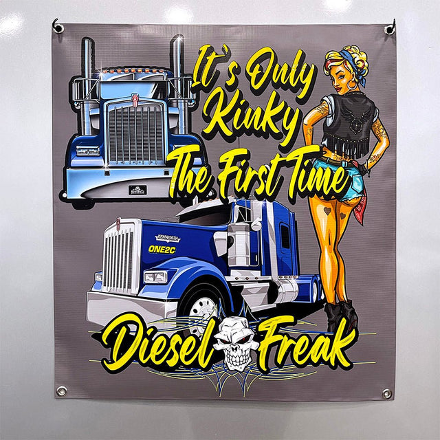 Kinky 24x24 Diesel Freak Gloss Banner - Diesel Freak