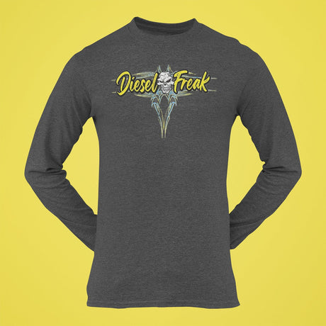 Kinky Pin - up Grey Long Sleeve - Diesel Freak