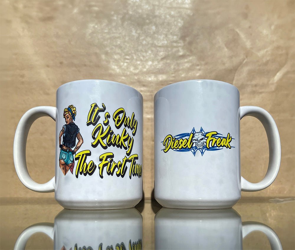 Kinky Pinstripe Coffee Mug - Diesel Freak