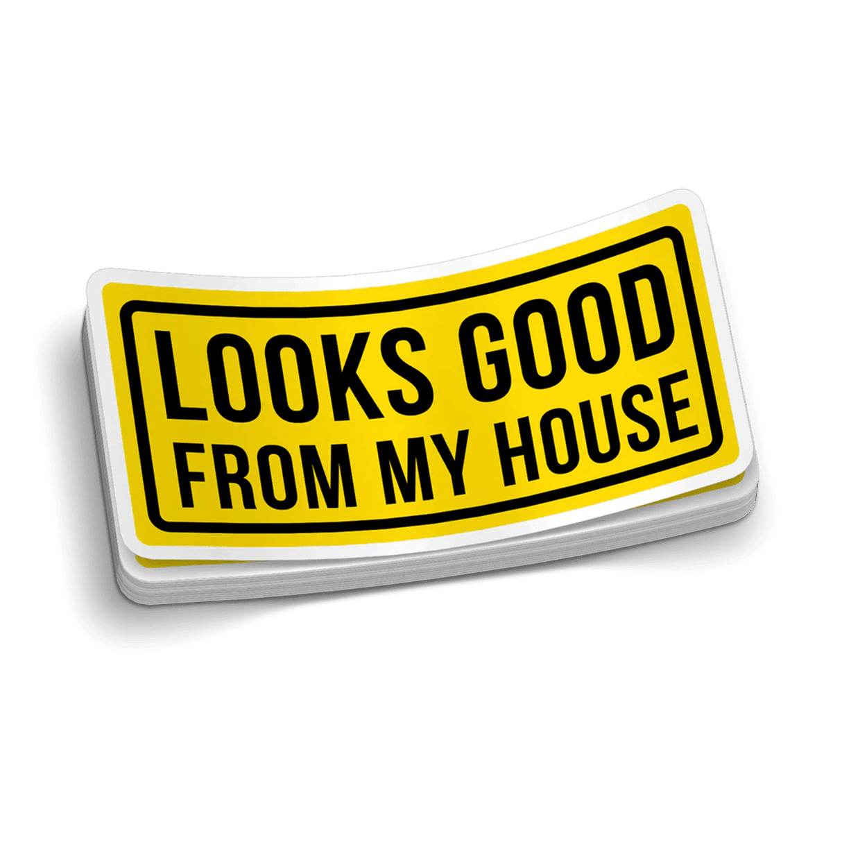 Looks Good Hard Hat Decal - Diesel Freak