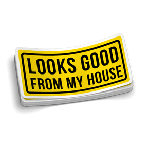 Looks Good Hard Hat Decal - Diesel Freak