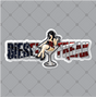Martini Pin - up Sticker - Diesel Freak