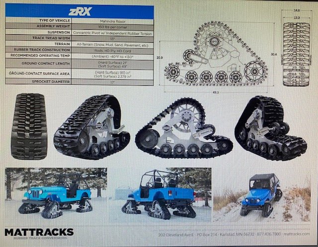 Mattracks for Roxor - Diesel Freak