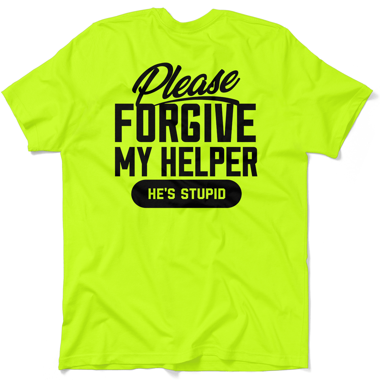 My Helper - Safety Yellow T-Shirt - Diesel Freak