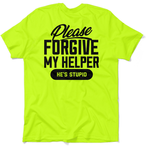 My Helper - Safety Yellow T-Shirt - Diesel Freak