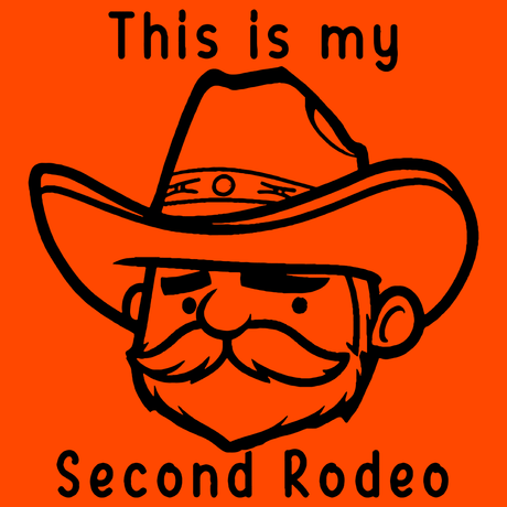 My Second Rodeo - Long Sleeve Safety Hi - Vis Shirt - Diesel Freak