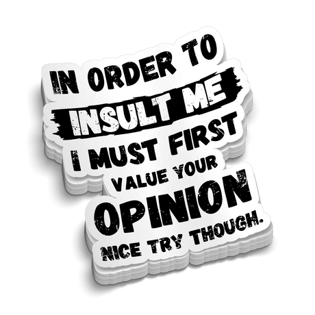 Nice Try - Hard Hat Decal - Diesel Freak