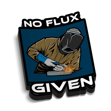 No Flux given - Hard Hat Decal - Diesel Freak