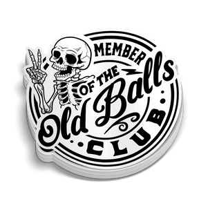 Old Balls Club - Hard Hat Decal - Diesel Freak