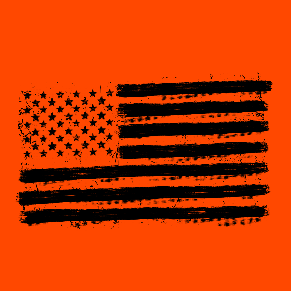 Old Glory - Safety Yellow Hi - Vis T-Shirt - Diesel Freak
