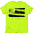 Old Glory - Safety Yellow Hi - Vis T-Shirt - Diesel Freak