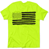 Old Glory - Safety Yellow Hi - Vis T-Shirt - Diesel Freak
