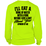 Opinion Of Me - Long Sleeve Safety Hi - Vis - Diesel Freak