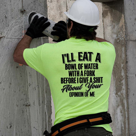 Opinion Of Me - Safety Hi - Vis T-Shirt - Diesel Freak