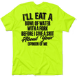 Opinion Of Me - Safety Hi - Vis T-Shirt - Diesel Freak