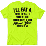 Opinion Of Me - Safety Hi - Vis T-Shirt - Diesel Freak