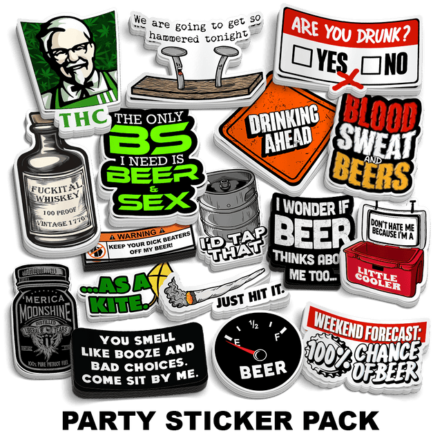 Party Sticker Pack - Diesel Freak