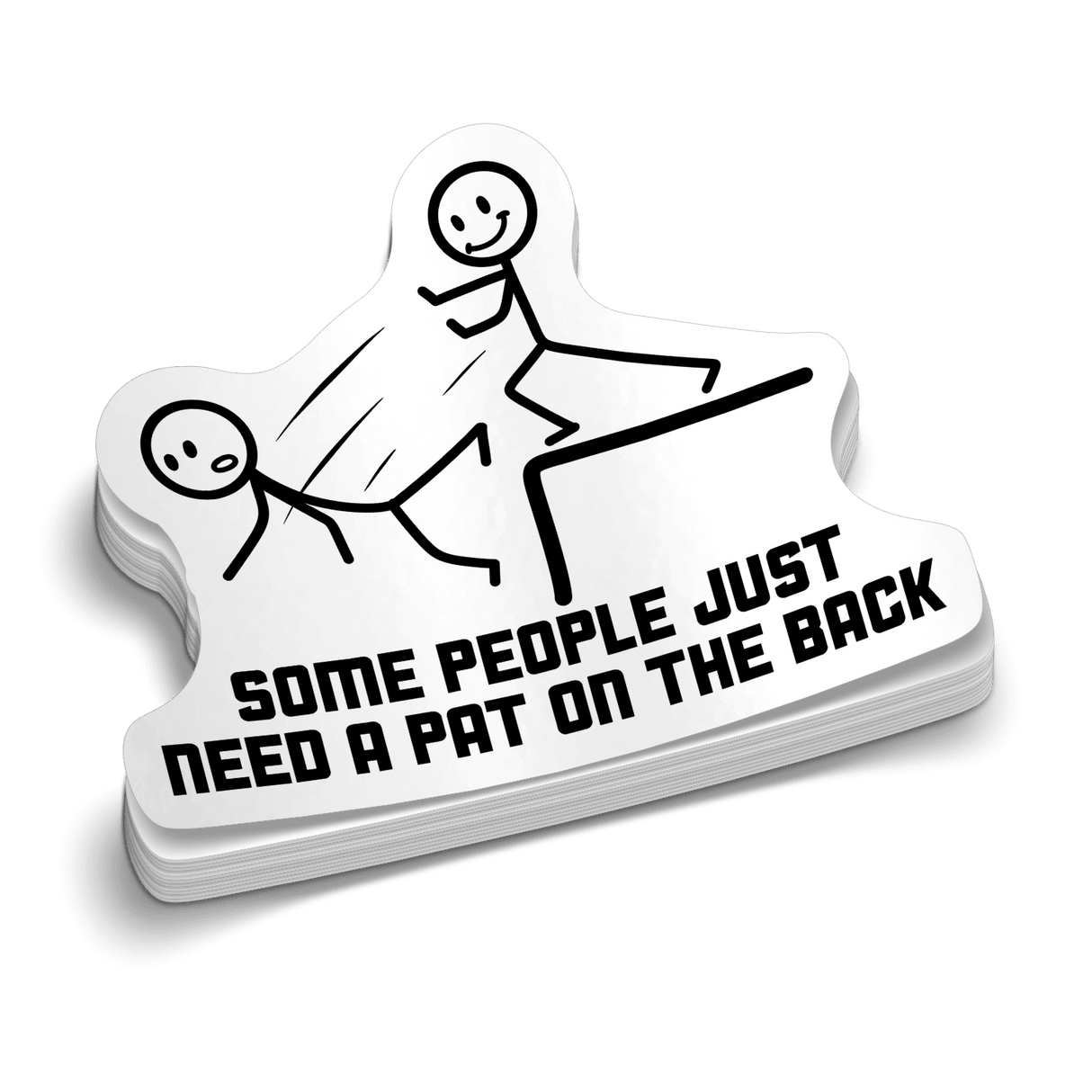 Pat On The Back - Hard Hat Decal - Diesel Freak