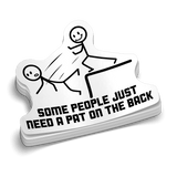 Pat On The Back - Hard Hat Decal - Diesel Freak