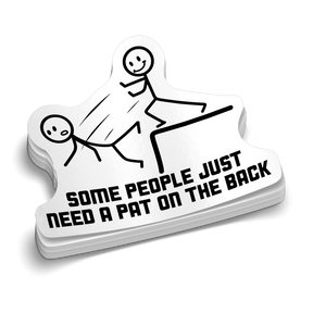 Pat On The Back - Hard Hat Decal - Diesel Freak