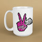 Peace Roses 15oz Coffee Cup - Diesel Freak