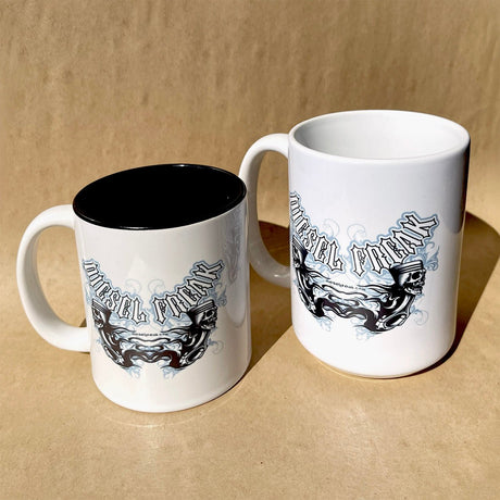 Piston Head Black Coffee Cup - Diesel Freak