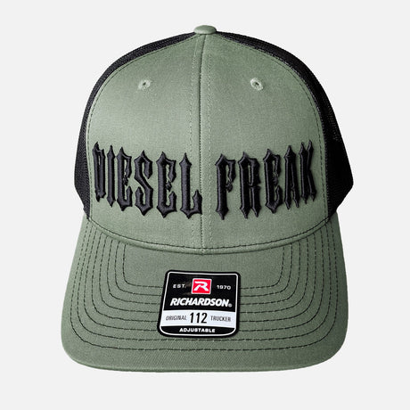 Piston Head Puff Embroidered Trucker Hat - Diesel Freak