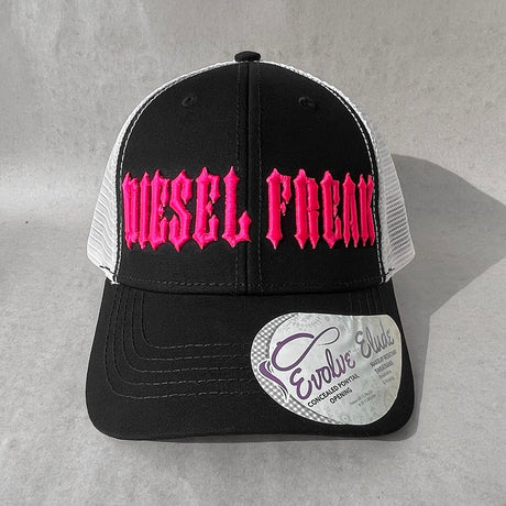 Piston Head Puff Pink Ponytail Hat - Diesel Freak