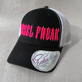 Piston Head Puff Pink Ponytail Hat - Diesel Freak