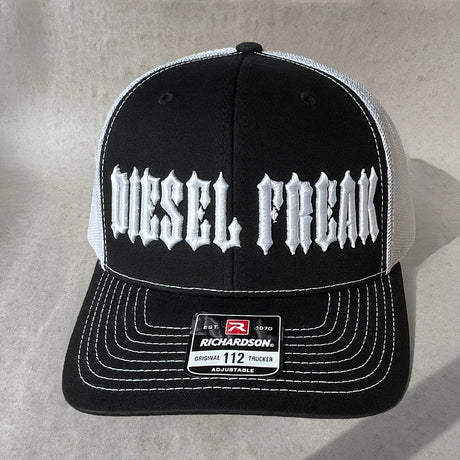 Piston Head Puff White Hat - Diesel Freak