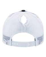 Piston Head Puff White Ponytail Hat - Diesel Freak