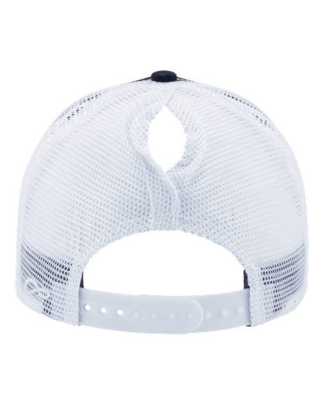 Piston Head Puff White Ponytail Hat - Diesel Freak