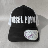 Piston Head Puff White Ponytail Hat - Diesel Freak