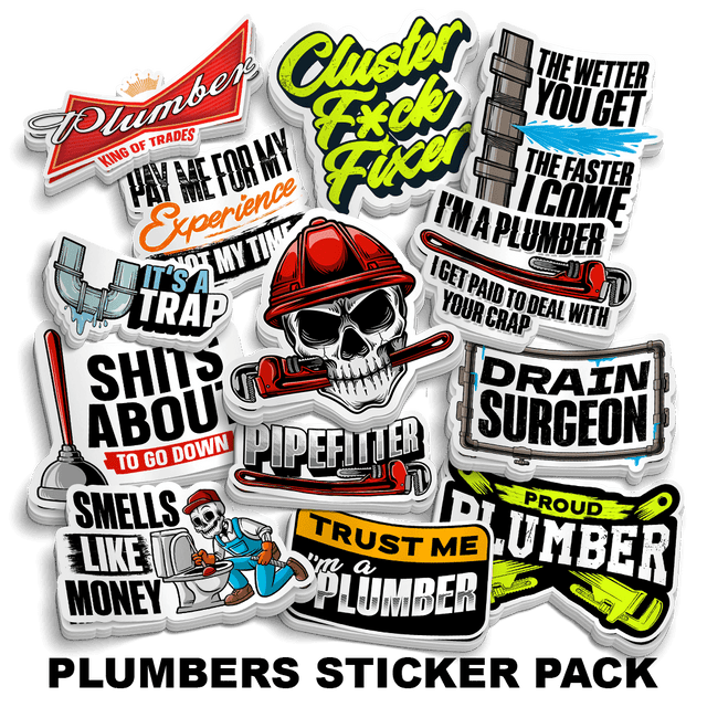 Plumbers Sticker Pack - Diesel Freak