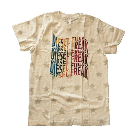 Rainbow Swoosh With Stars Toddler Tee - Diesel Freak