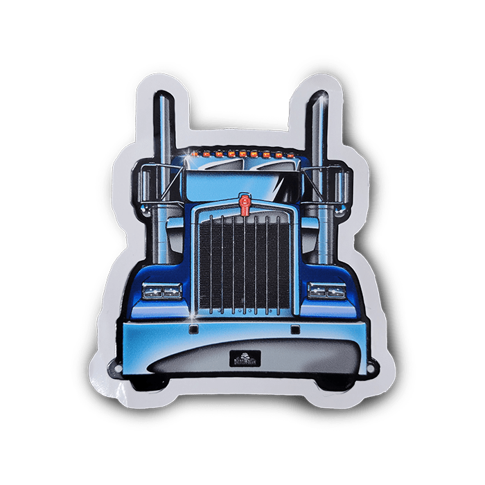 Reggie's Truckie Front 3in Sticker - Diesel Freak