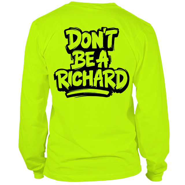 Richard - Long Sleeve Safety Yellow Hi - Vis T-Shirt - Diesel Freak