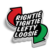 Rightie Tightie Hard Hat Decal - Diesel Freak
