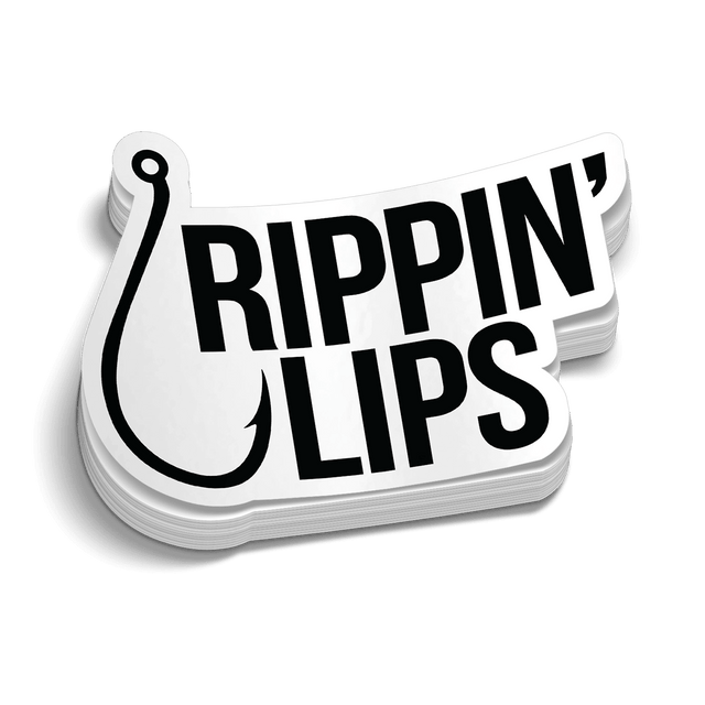 Rippin' Lips Hard Hat Decal - Diesel Freak