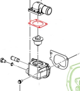Roxor 2.5 Thermostat Gasket - Diesel Freak