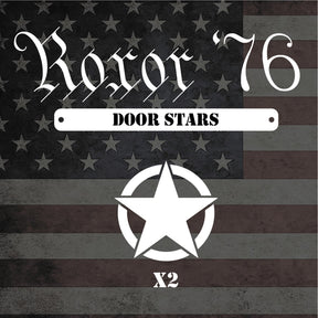 Roxor '76 - Military Door Stars - Diesel Freak