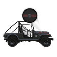 Roxor Black out Diesel Diesel Freak Red Outline - Hood Graphic - Diesel Freak